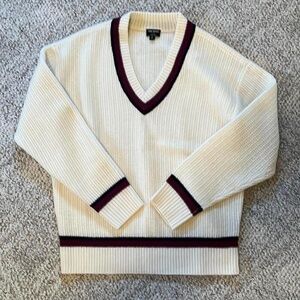 Todd Snyder Deep V Neck Cricket Sweater